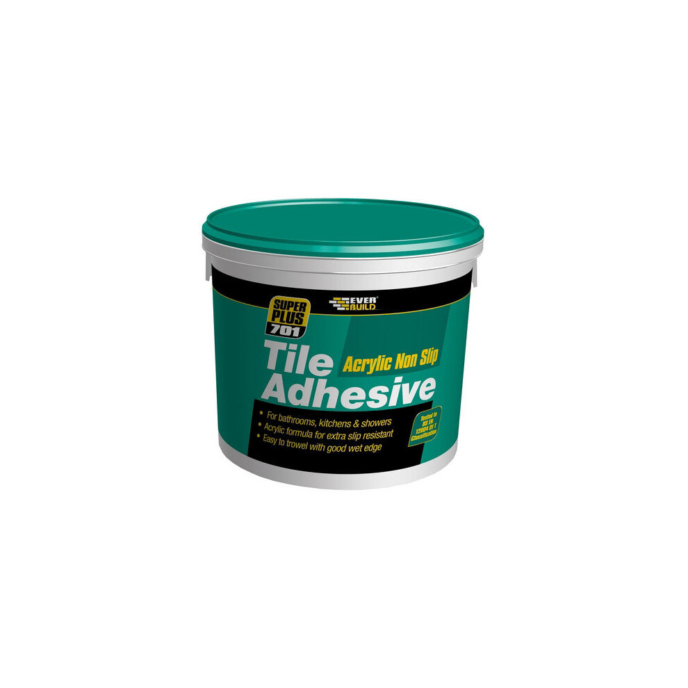 Everbuild Non Slip Tile Adhesive 7.5Kg