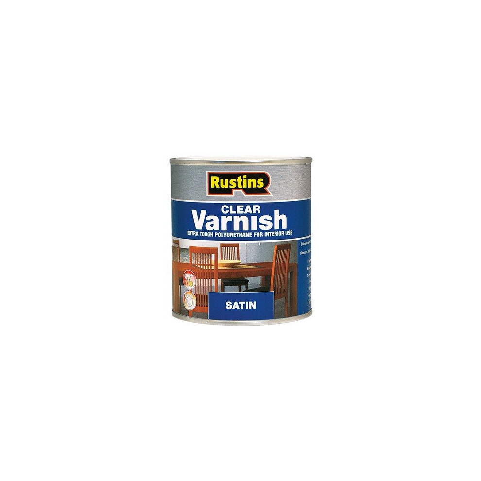 Rustins POSC250 Polyurethane Varnish Satin Clear 250ml