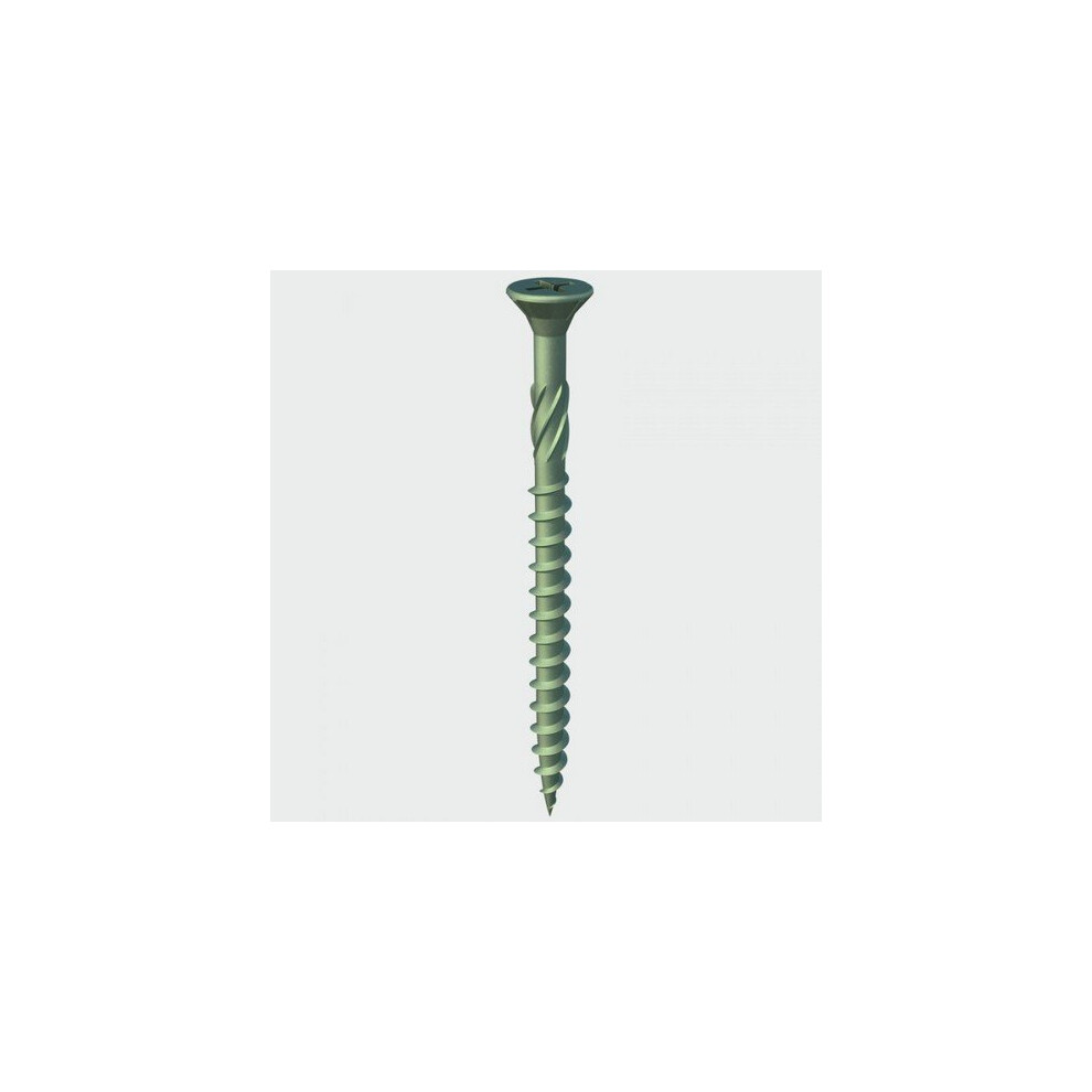 TIMco 60SOLOD200 Solo Decking Screw PZ2 Green 4.5 x 60mm Box of 200