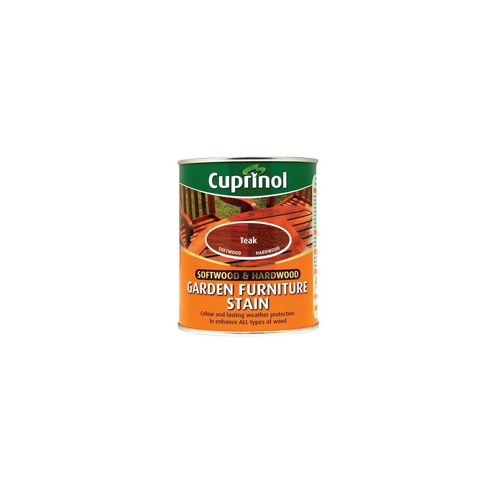 Cuprinol 5158524 Softwood & Hardwood Garden Furniture Stain Teak 750ml