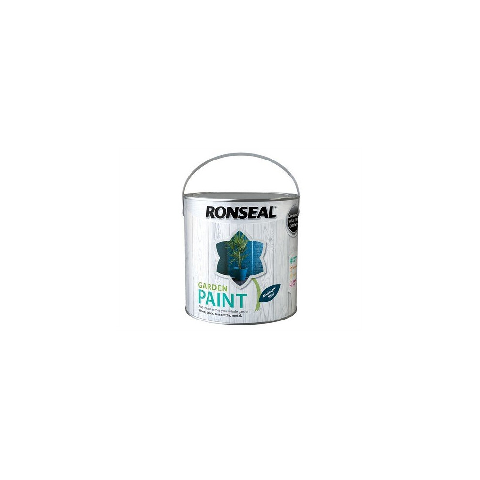Ronseal 37434 Garden Paint Midnight Blue 2.5 Litre