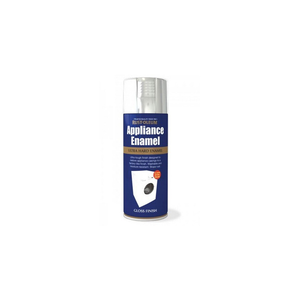 Rust-Oleum AE0090002E8 Appliance Enamel Stainless Steel Gloss Spray Paint 400ml