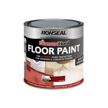 Ronseal Diamond Hard Floor Paint Tile Red, 2.5 L - Durable Tile Floor Coating (RSLDHFPTR25L)