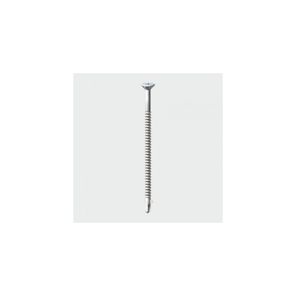 TIMco LW100S Exterior Wing Tip Self Drill Screw Silver Ruspert 5.5 x 100mm Box of 100