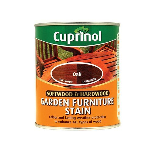 Cuprinol Cuprinol 5158525 Weich- &amp; Hartholz Gartenmöbelbeize Eiche 750ml