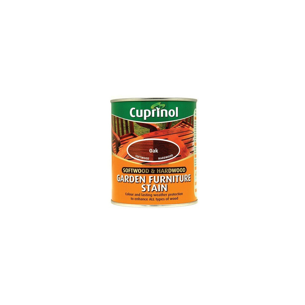 Cuprinol 5158525 Softwood & Hardwood Garden Furniture Stain Oak 750ml