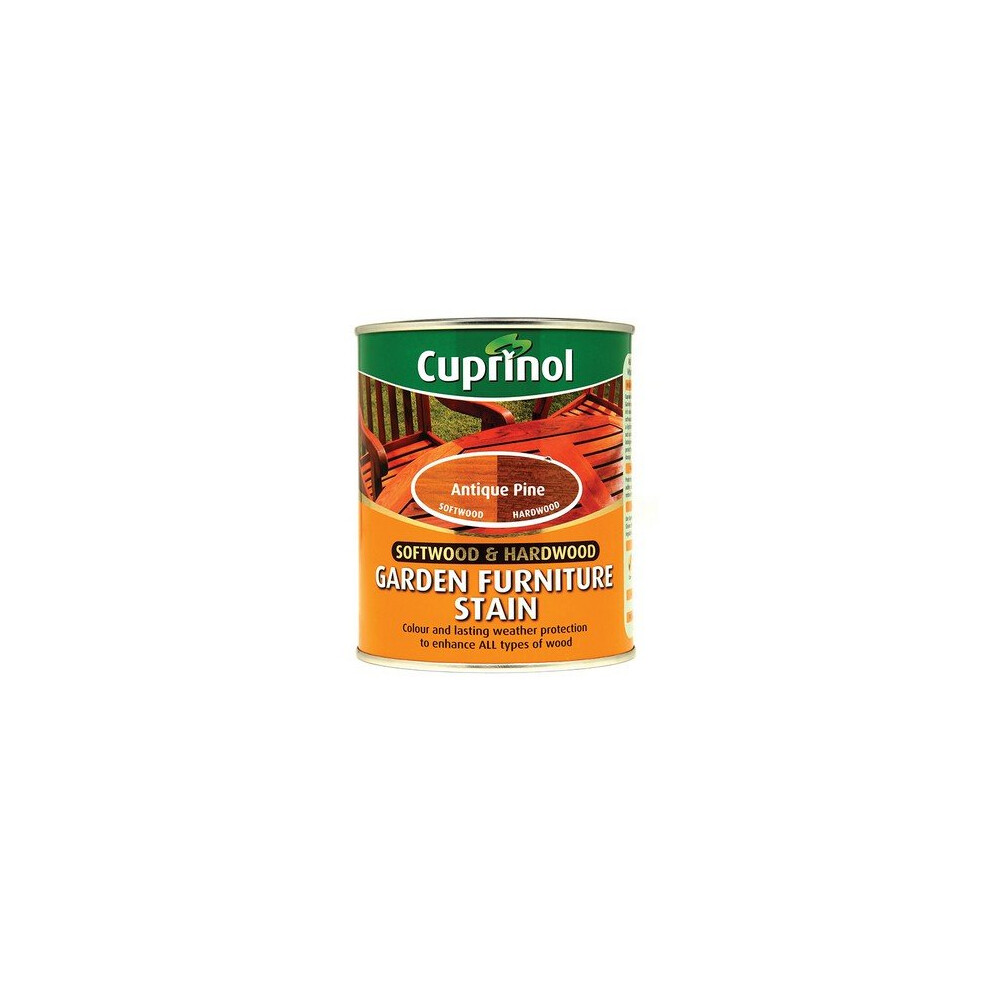Cuprinol 5158526 Softwood & Hardwood Garden Furniture Stain Antique Pine 750ml