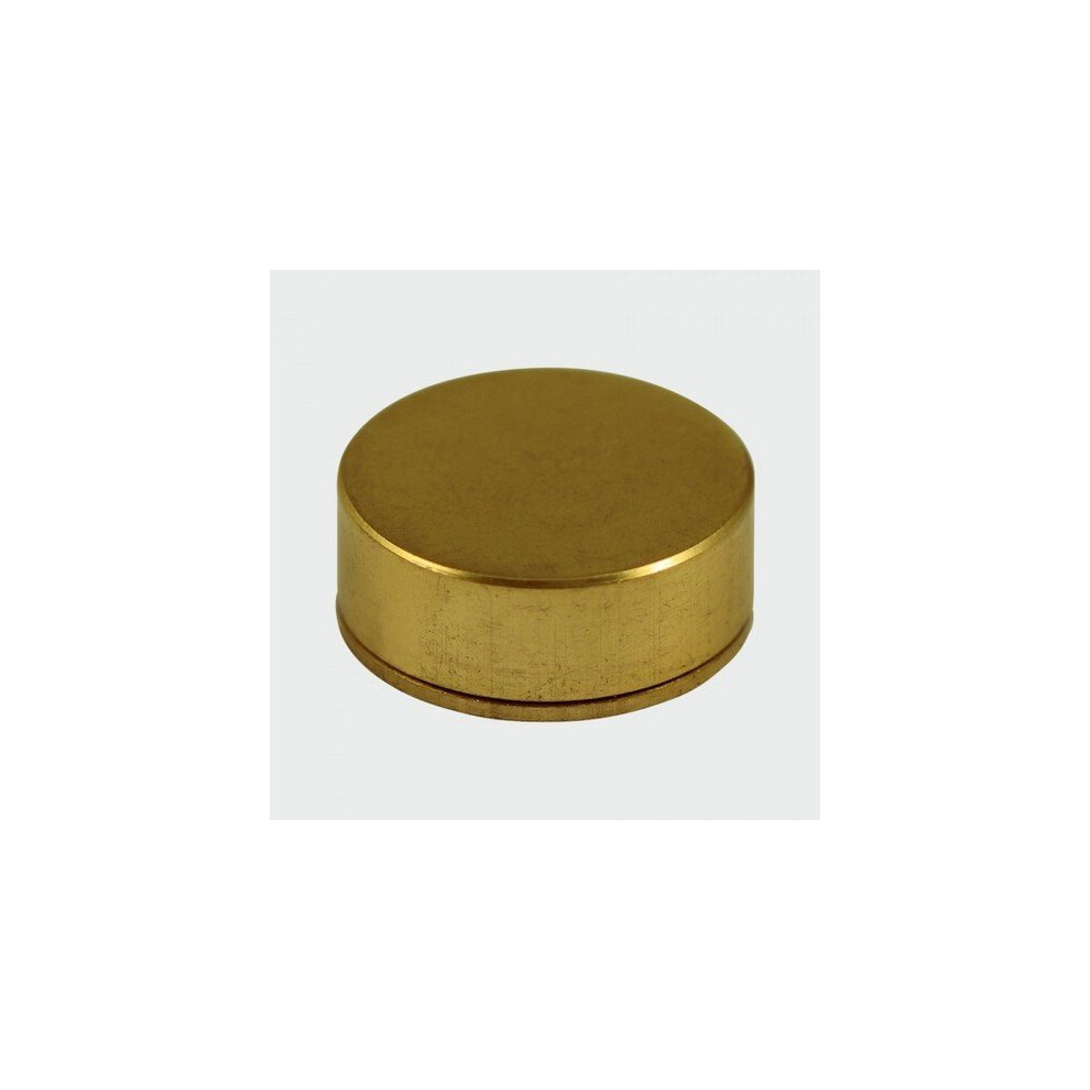 TIMco TSC16PBP Polished Brass Screw Cap Bag of 4