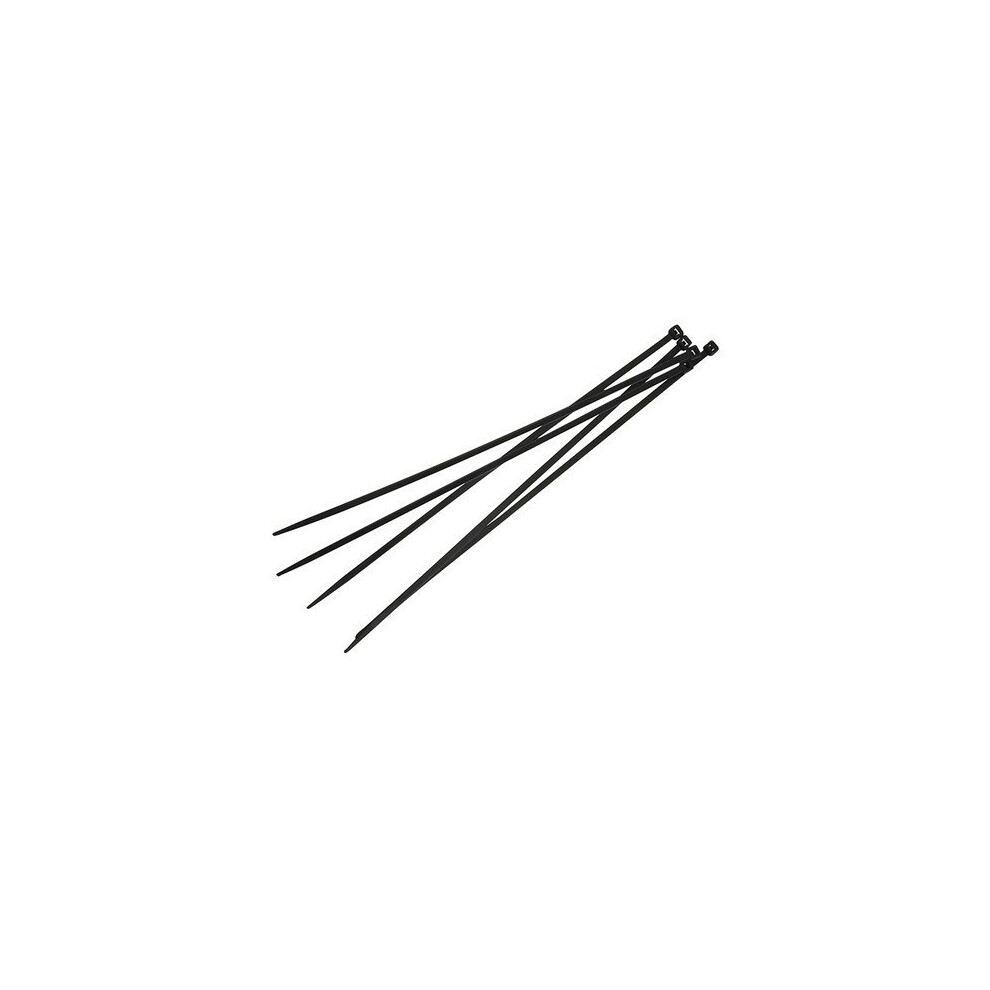 Faithfull FAICT300B Cable Ties Black 300mm x 4.8mm Pack of 100