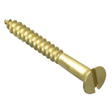Forge FPCSK1128BR Wood Screw Slotted CSK Brass 1.1 / 2in x 8 Forge Pack of 10