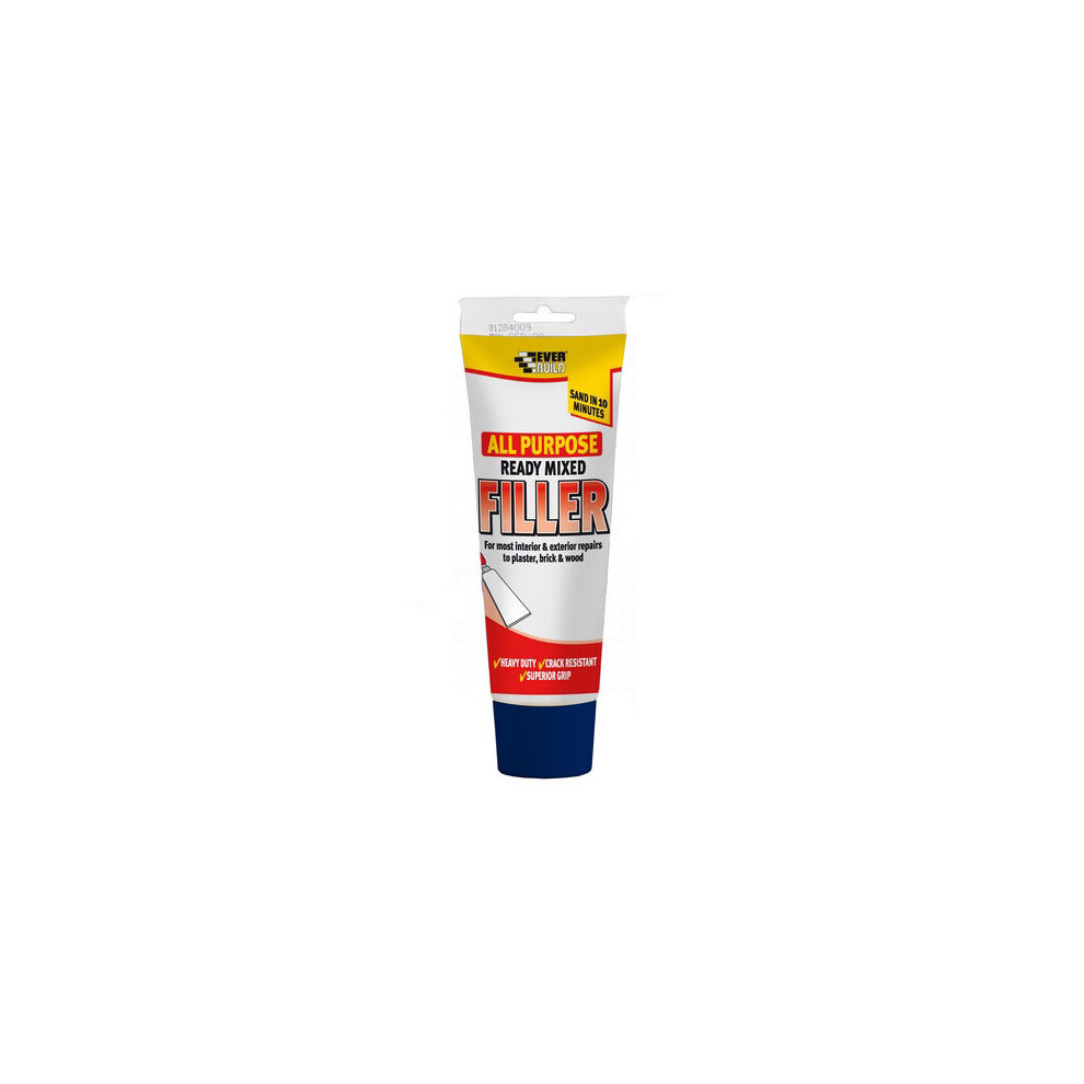 EVERBUILD WHITE READY MIXED INSTANT FILLER , 330GRM, READYINST (SQUEEZY TUBE, BLUE TOP)