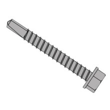 Forgefix TFHUWSD5550L TechFast Roofing Sheet to Steel Hex Screw No.3 Tip 5.5 x 50mm Box 100