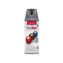 Plasti-Kote PKT21101 Twist & Spray Glans Mellomgrå 400 ml