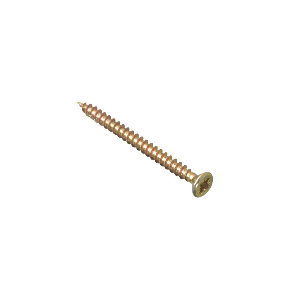 Forge FPMPS450Y Multi-Purpose Pozi Screw CSK ST ZYP 4.0 x 50mm Forge Pack of 15