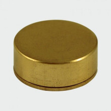 TIMco TSC18PBP Polished Brass Screw Cap Bag of 4