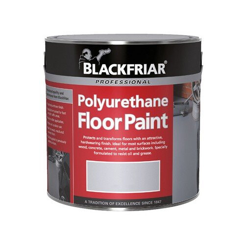 Blackfriar BF2000001D1 Professional Polyurethane Floor Paint Tile Red 1 Litre
