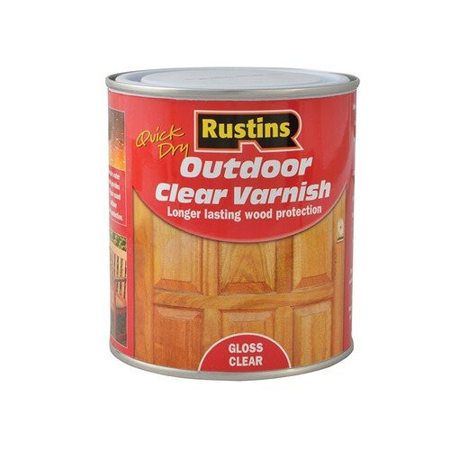 Rustins Rustins EAVG500 Exterior Varnish Clear Gloss 500ml
