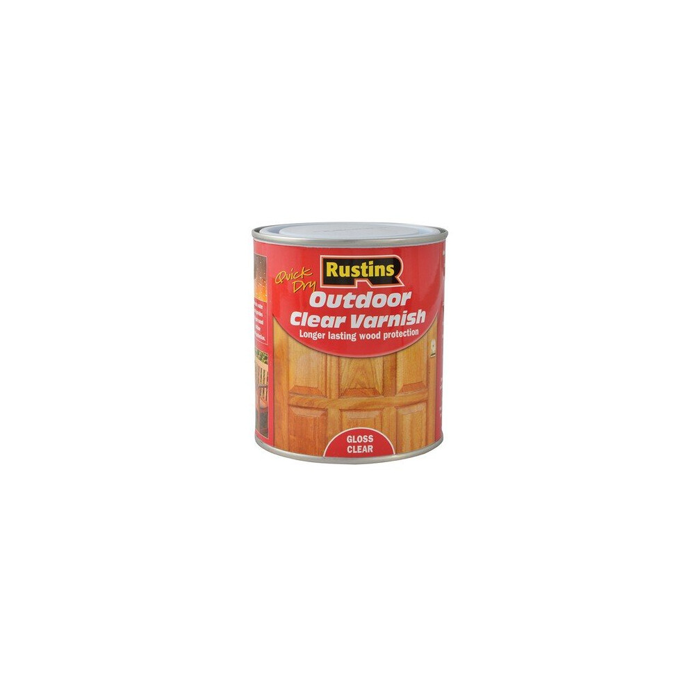 Rustins EAVG500 Exterior Varnish Clear Gloss 500ml