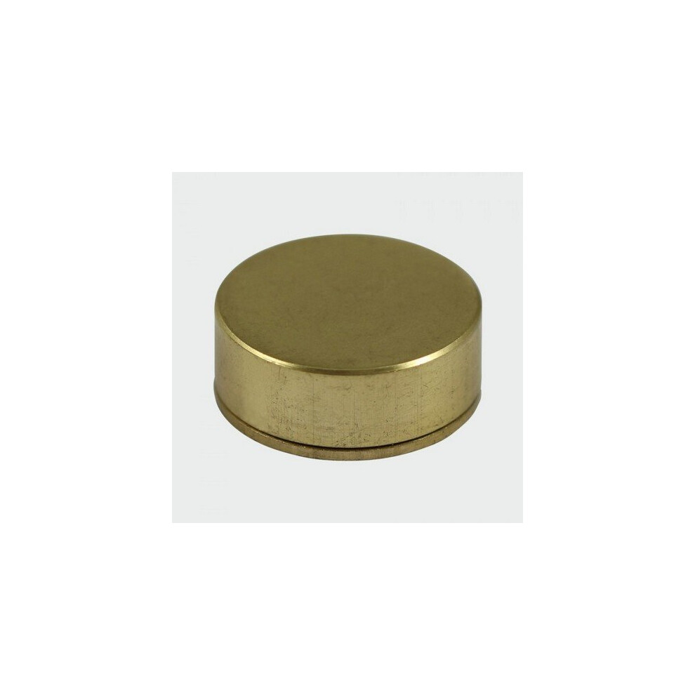 TIMco TSC18SBP Satin Brass Screw Cap Bag of 4