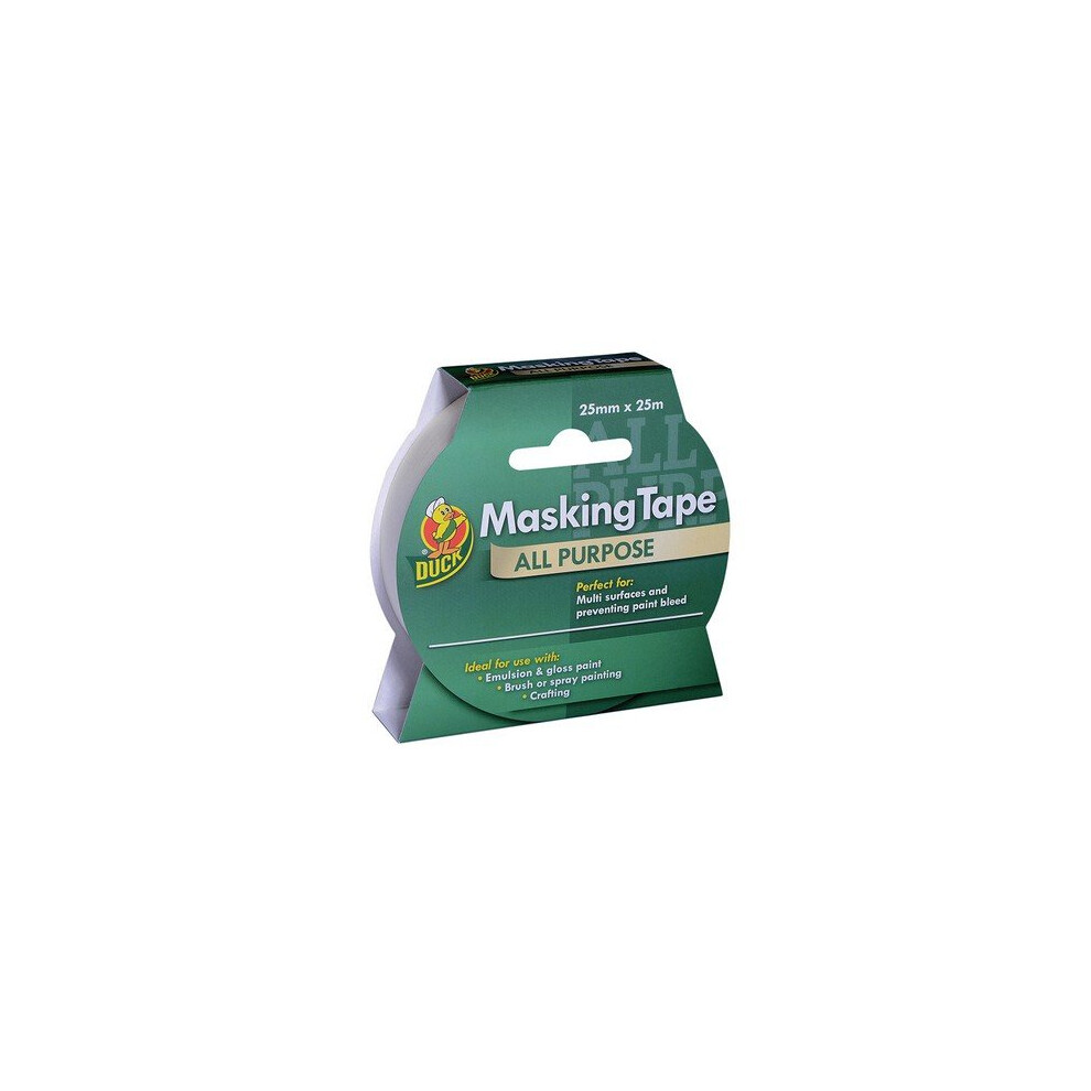 Shurtape 232316 Duck Tape All Purpose Masking Tape 25mm x 25m