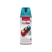 Plasti-Kote PKT21118 Twist & Spray Gloss Mediterranean Blue 400ml