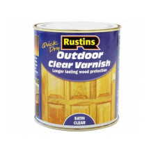 Rustins EAVS500 Exterior Varnish Satin 500ml