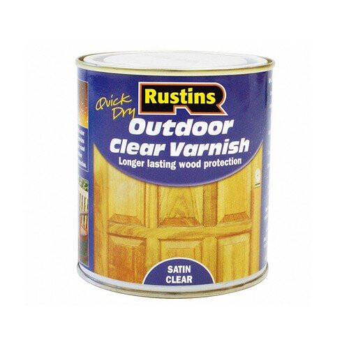 Rustins Rustins EAVS1000 Exterior Varnish Satin 1 Litre
