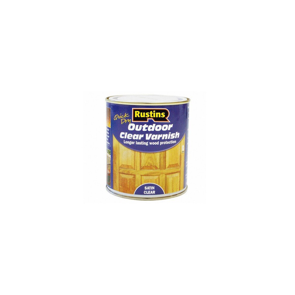 Rustins EAVS1000 Exterior Varnish Satin 1 Litre