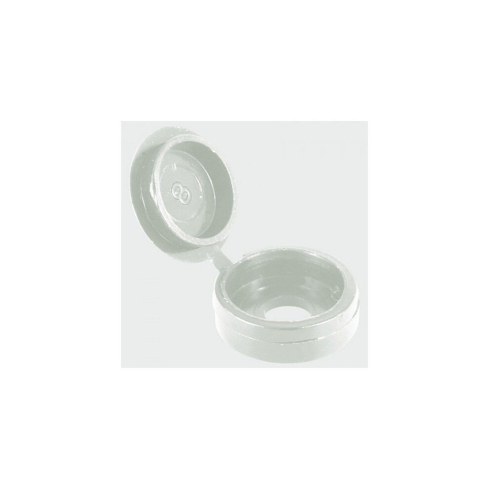 TIMco LHCCGREYP Large Hinged Screw Cap Grey Bag of 50