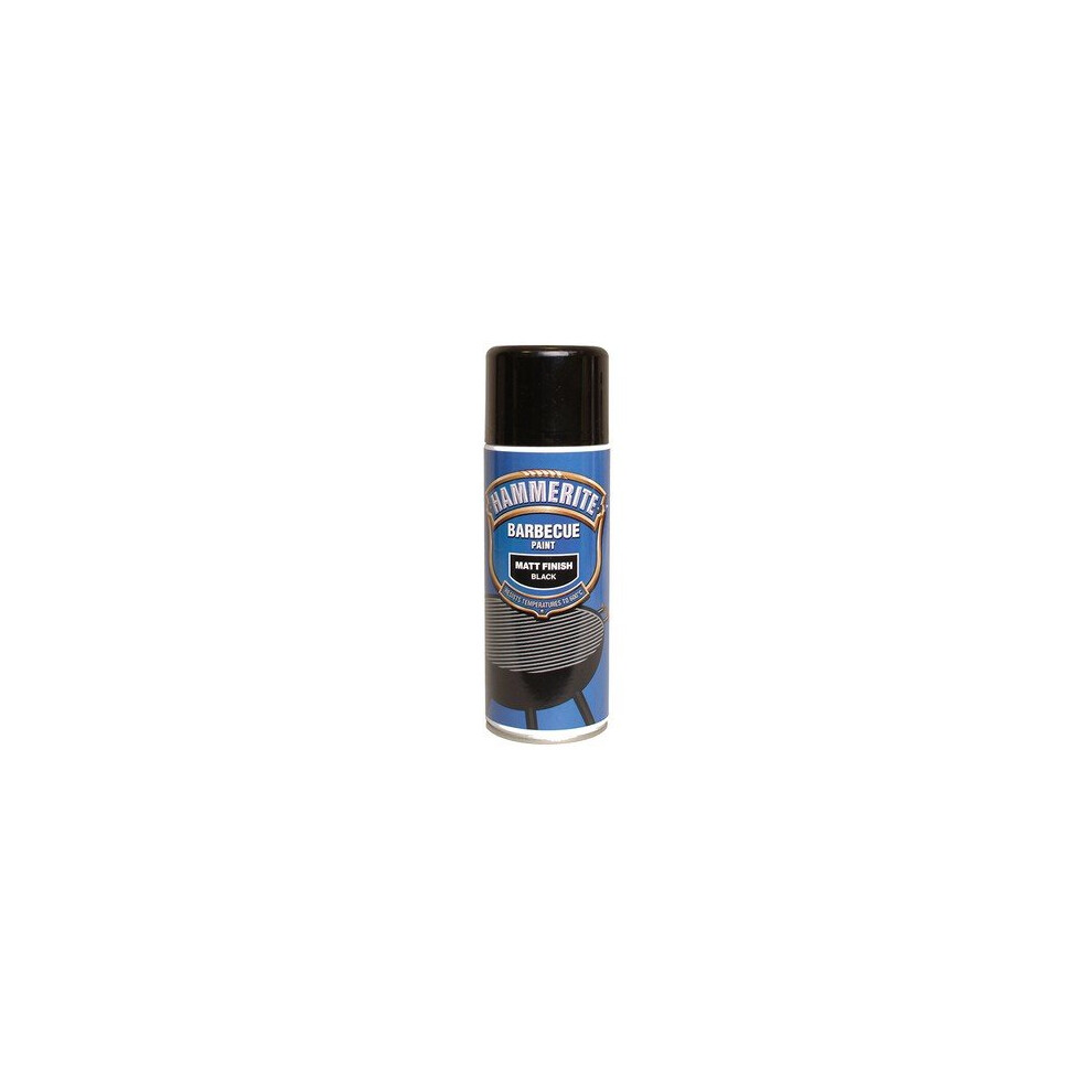 Hammerite BBQBLAERO BBQ Paint Aerosol Black Matt 400ml