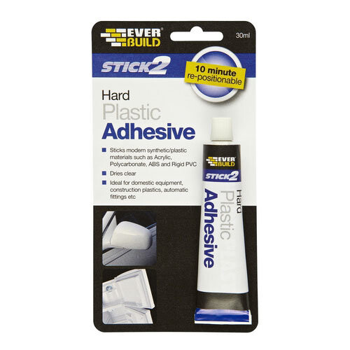 Everbuild Everbuild Stick 2 Hard Plastic Adhesive 30ml Tube