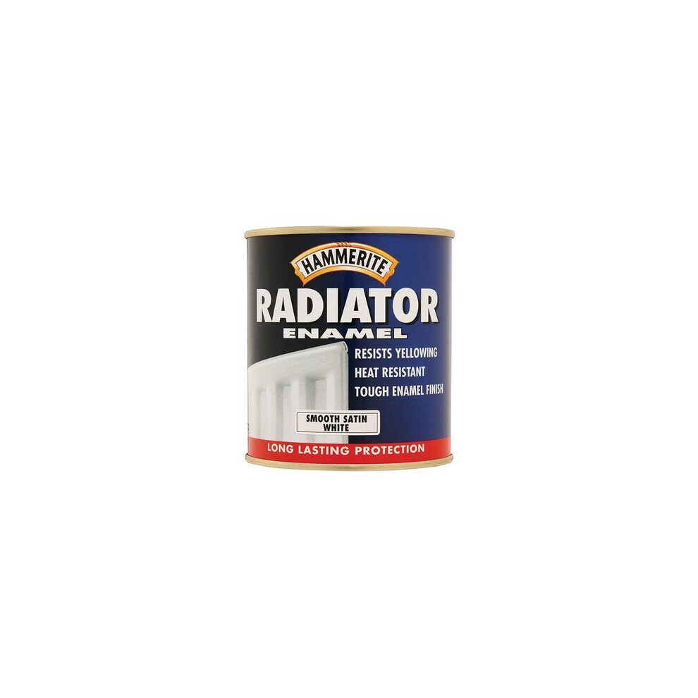 Hammerite RES500 Radiator Paint Satin White 500ml