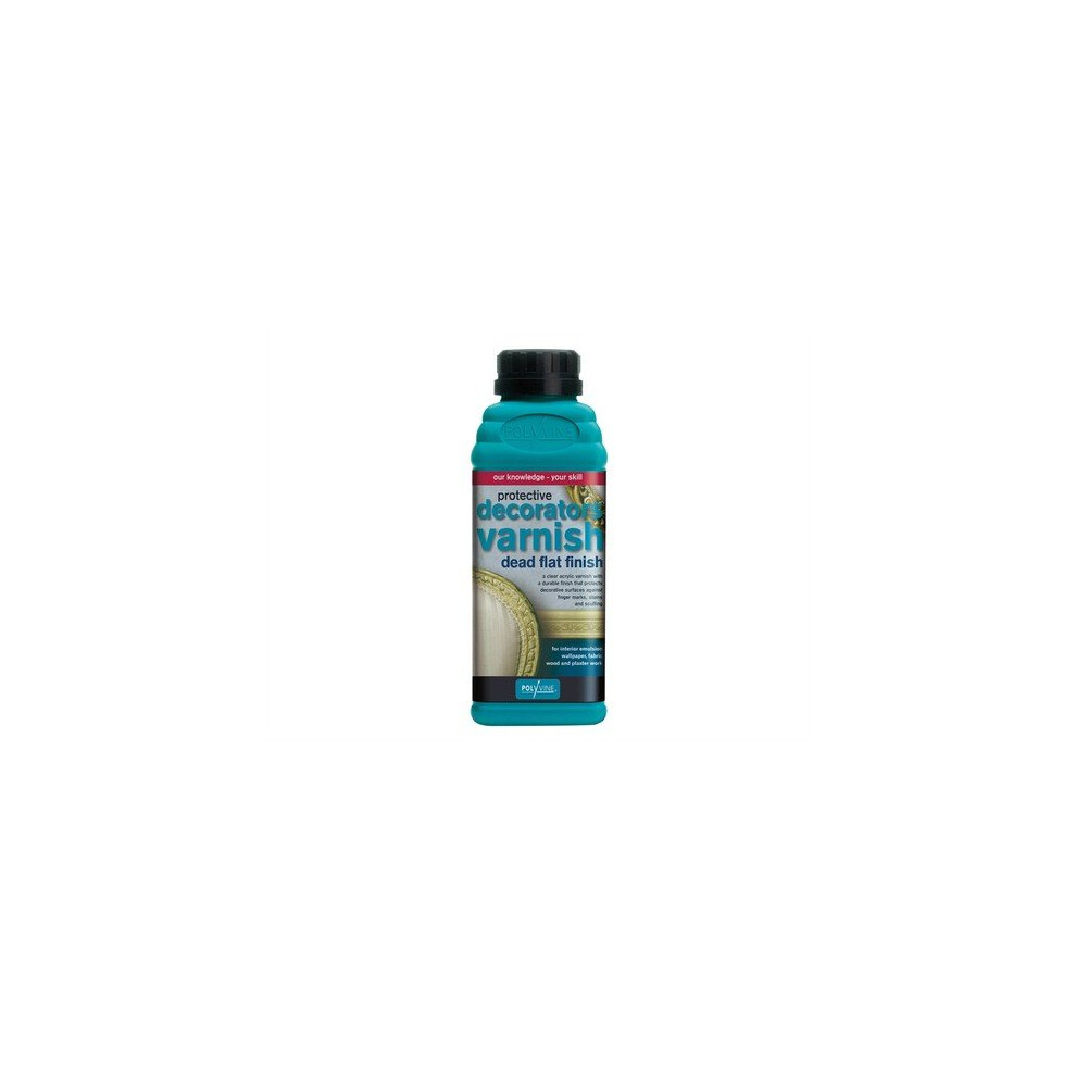 Polyvine Vf4 Decorators Varnish Dead Flat 500Ml 729870001060