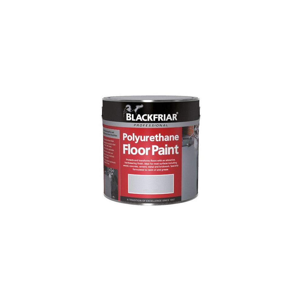 Blackfriar BF2000001E1 Professional Polyurethane Floor Paint Tile Red 500ml