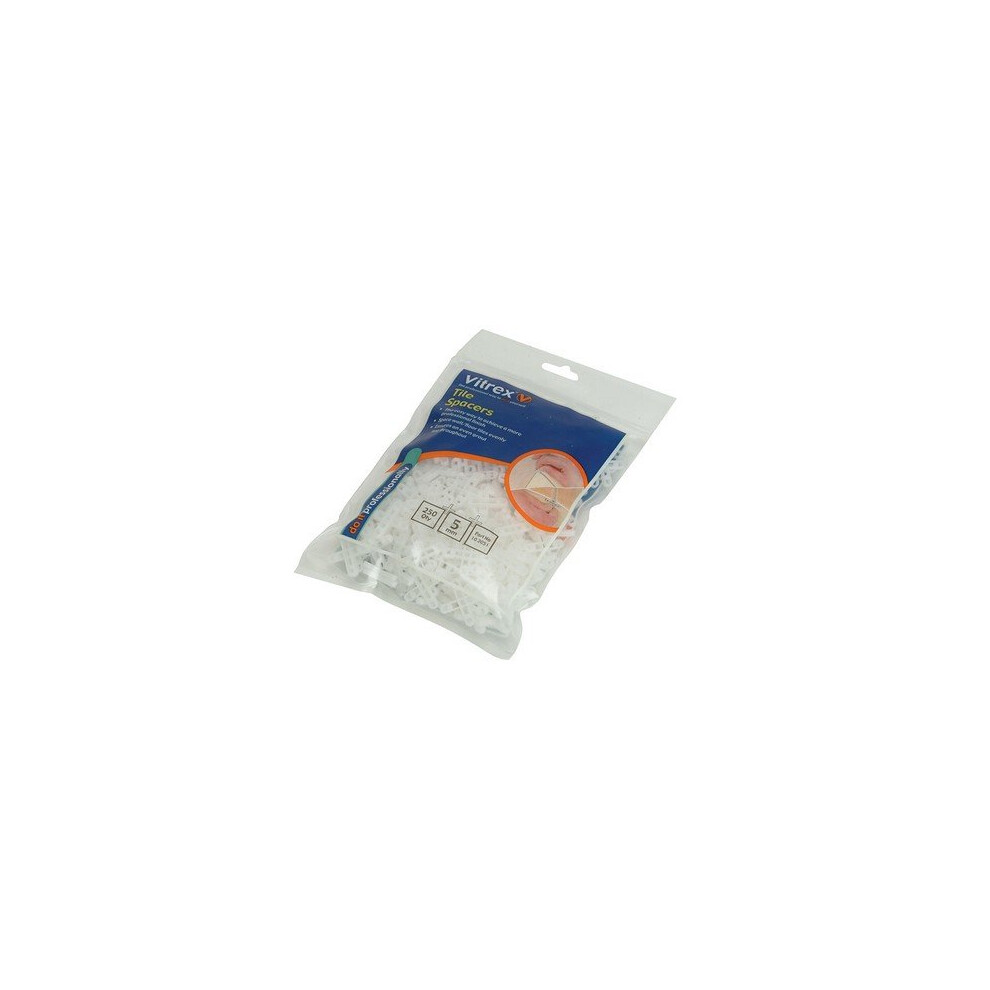 Vitrex 102042 Floor Tile Spacers 4.00Mm Pack Of 500 5011204601943