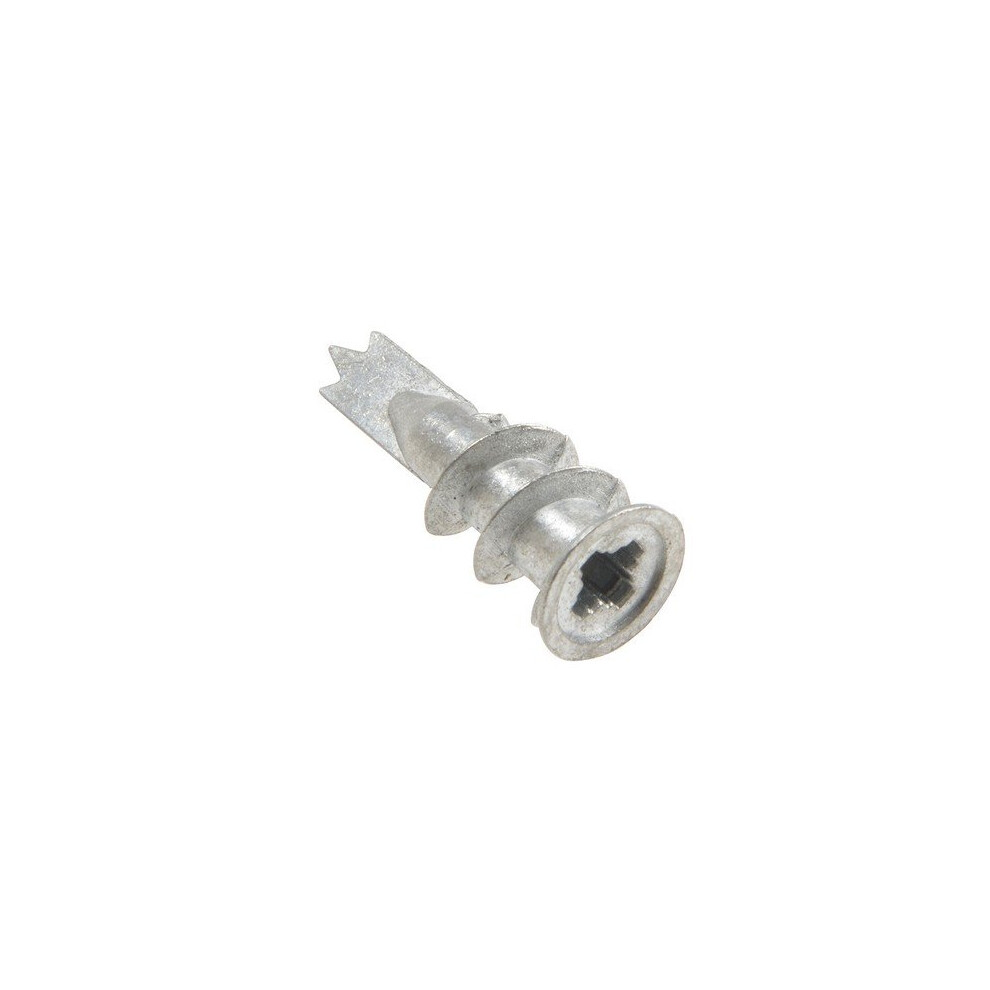 RAW07124 Rawlplug Metal Self-Drill Plasterboard Fixings Pack of 50, Flush-Fit for Double-Thick Plasterboard & Lightweight Blocks