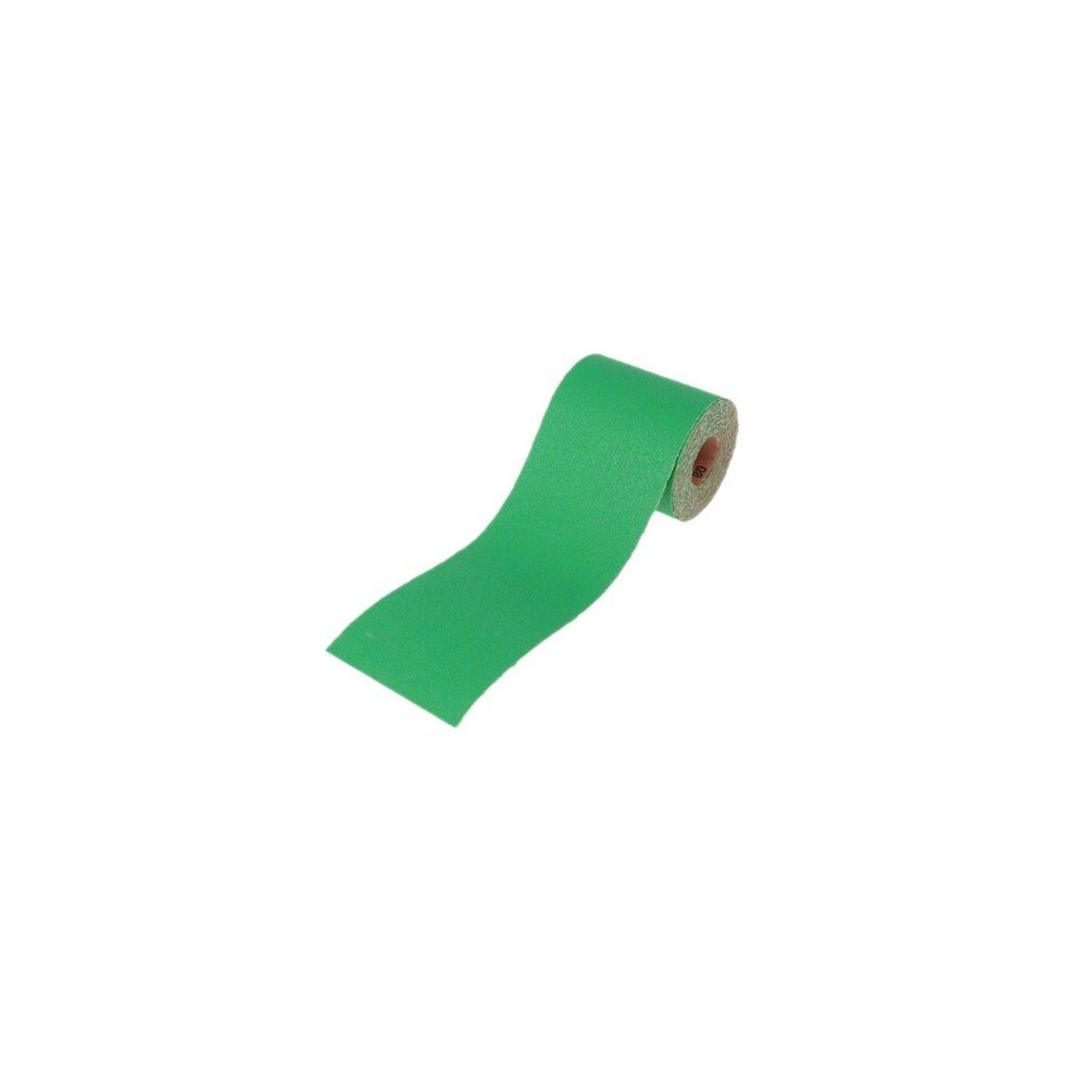 Faithfull FAIAR10080G Aluminium Oxide Sanding Paper Roll Green 100mm x 50m 80g