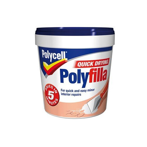 Polycell 5092999 Multifunctionele sneldrogende polyfilla kuip 1kg