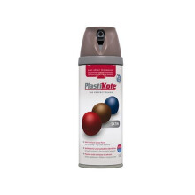 Plasti-Kote PKT22120 Twist & Spray Satin Cappuccino 400ml