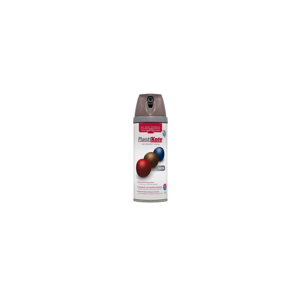 Plasti-Kote PKT22120 Twist & Spray Satin Cappuccino 400ml