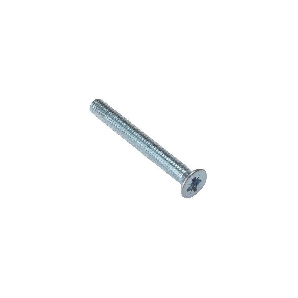 Forge 25MSCSK650 Machine Screw Pozi CSK ZP M6 x 50mm Bag of 25