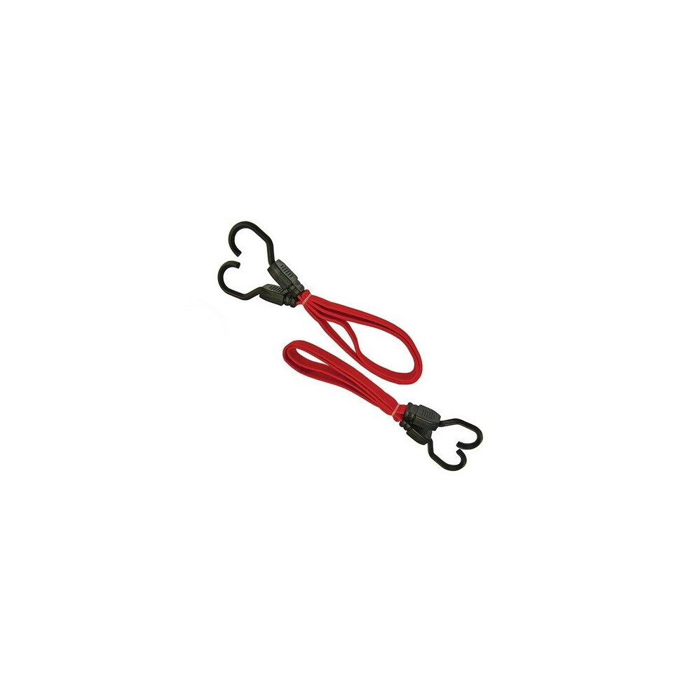 Faithfull FAITDBUNG30 Flat Bungee Cord 76cm (30in) Red 2 Piece