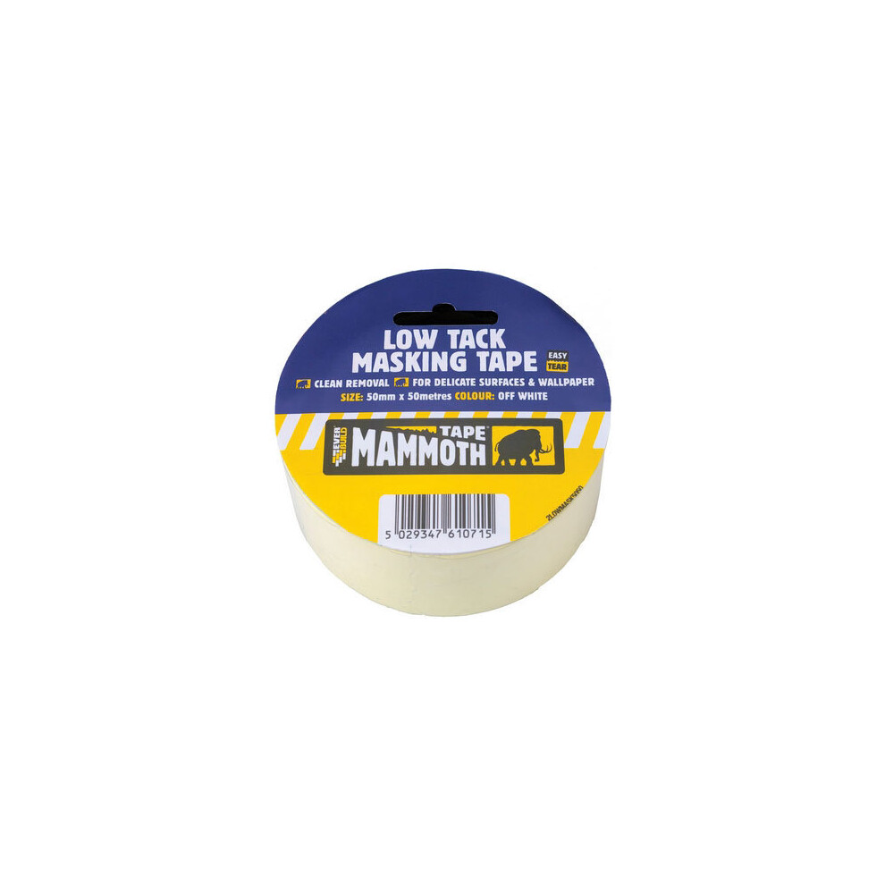 Everbuild Low Tack Masking Tape 25mm x 25m