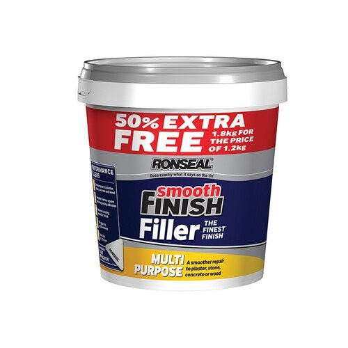 Ronseal 36546 Smooth Multi Purpose Interior Wall Filler Ready Mixed 1