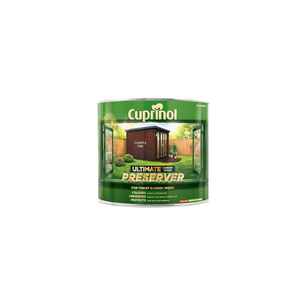 Cuprinol 5206068 Ultimate Garden Wood Preserver Country Oak 1 Litre
