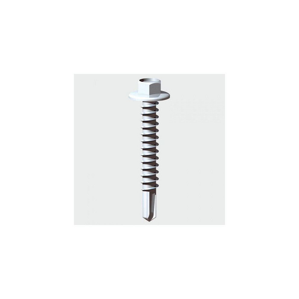 TIMco 01058HWSD Hex Head Self Drill Screw BZP 10 x 5/8" Box of 1,000