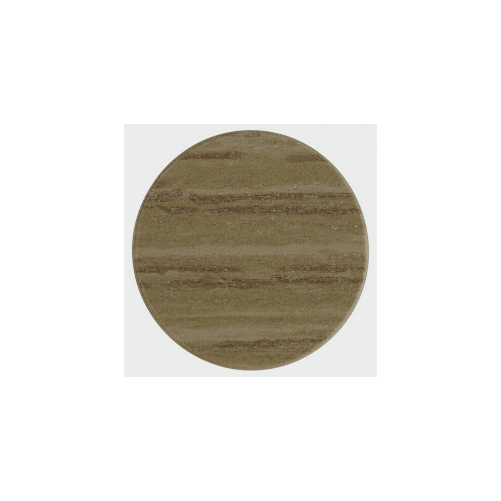 TIMco COVEROO13 Adhesive Caps Odessa Oak 13mm Pack of 112