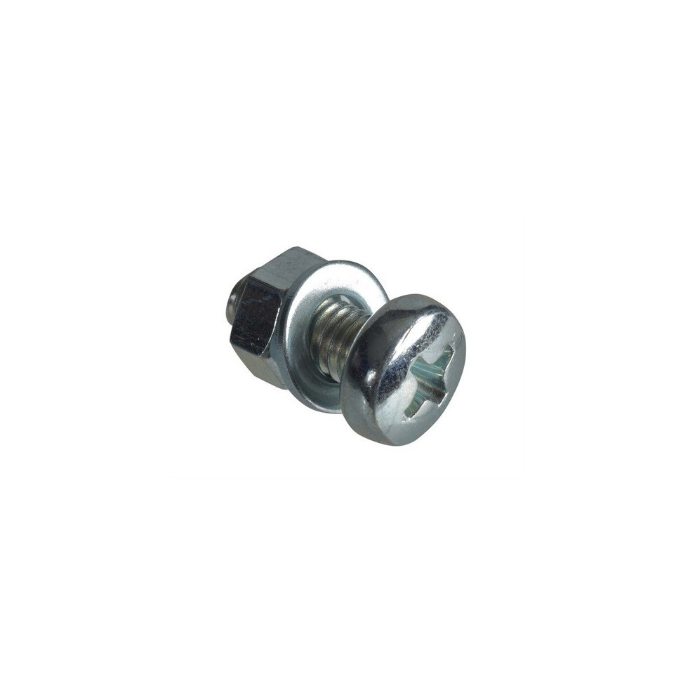 Forge FPMSPH512 Machine Screw Pozi Pan Head ZP M5 x 12mm Forge Pack of 14
