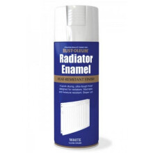 Rust-Oleum Radiator Enamel Gloss Spray Paint White 400ml - Heat-Resistant Finish, Rust Protection AE0060001E8