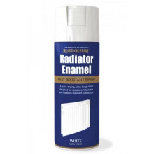 Rust-Oleum AE0060002E8 Radiator Enamel White Satin Spray Paint 400ml
